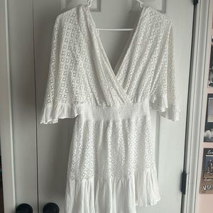 Pretty White lace Romper